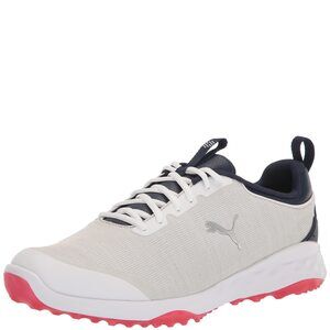 pumagolf Fusion PRO, Puma White-Puma Navy-for All Time Red, 9